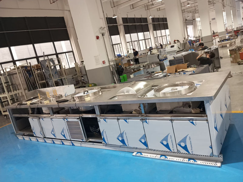 Shenzhen Smart Kitchen Digital Electric Appliances Co., Ltd productielijn van de fabrikant