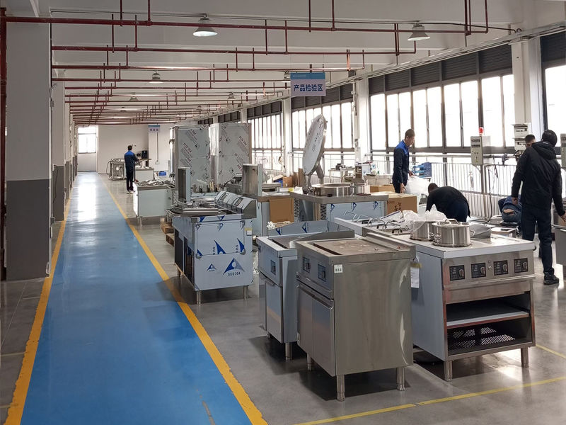 Shenzhen Smart Kitchen Digital Electric Appliances Co., Ltd productielijn van de fabrikant