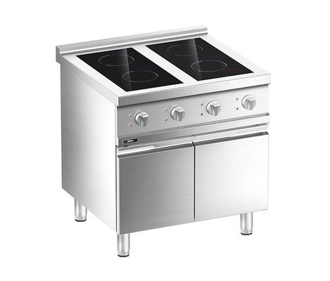 kwaliteit  Floor Western Induction Four-zone Cooking Range with Cabinet fabriek