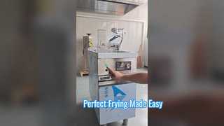 Inductie Friteuse met automatische lift